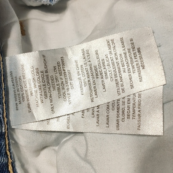 Current/Elliott light wash distress jeans "YOUR MINE" size 25 - Picture 7 of 9